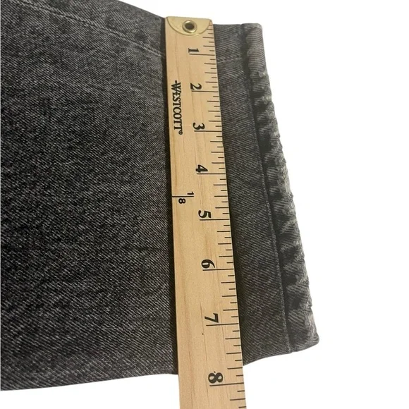 AGOLDE Lana Womens Sz 28 High Rise Straight Leg Jeans Lava Button Fly Frayed Hem - Picture 9 of 11